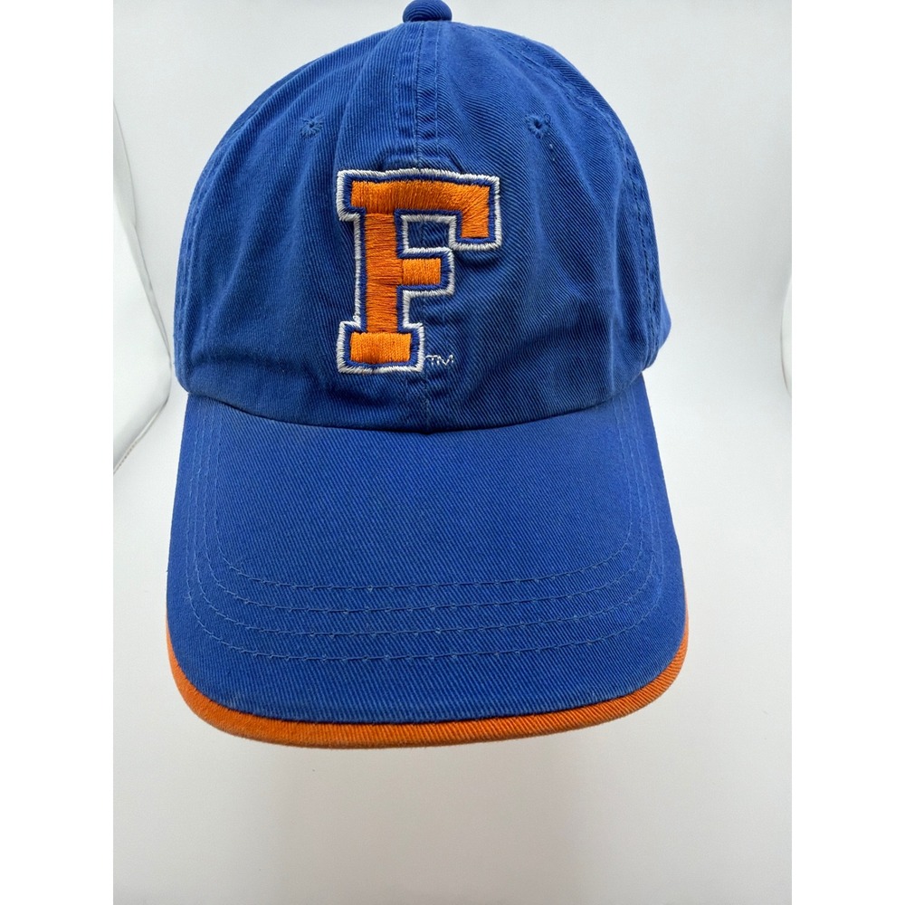 Florida Gators Blue Orange F Logo Embroidered Adjustable Hat